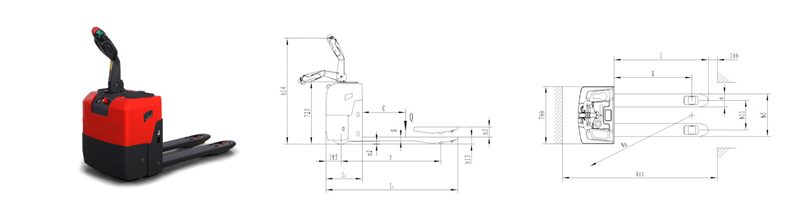 Electric pallet truck PT15