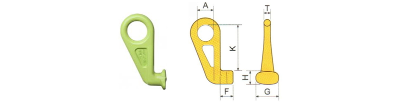 Konteinera āķis Grade 100