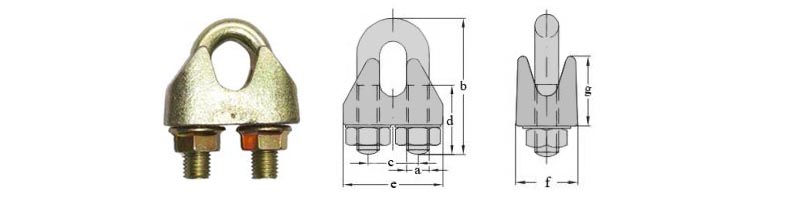 Rope Clip DIN 1142 (Cargo)