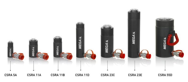 Hidrauliskie cilindri Mega