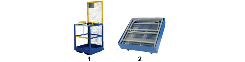 Platform (Basket) for People Lifting on the Forklift