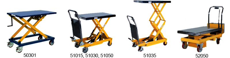 Mobile Lifting Tables